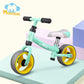 Cute Children Push Bike for 1.5- 3 Year Old Kids High Carbon Frame Balance Cycle - Boy Girls to Walk Mini Push Bicycle (9X1)
