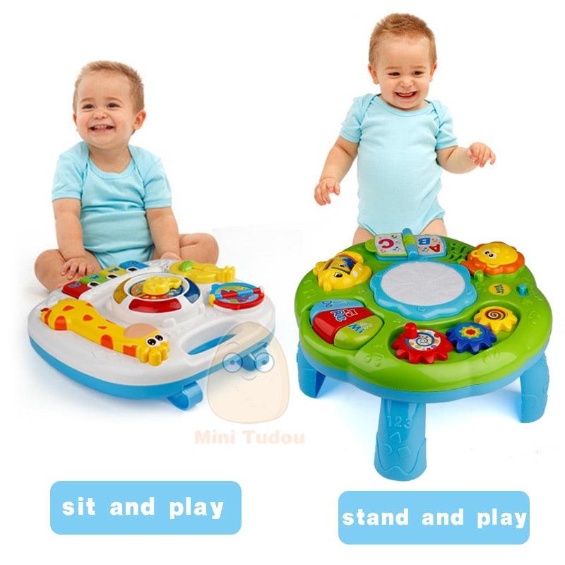 Great Baby Table Toys - Learning Machine Educational Toy - Musical Instrument For Toddler 6 months+ (2X2)