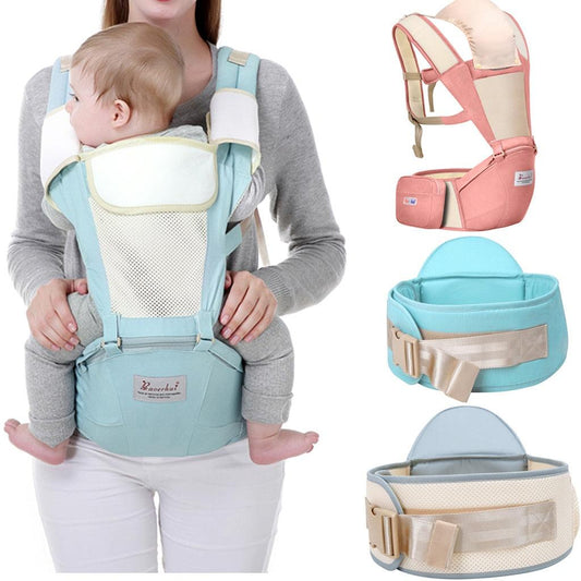 Amazing Baby Carrier Infant Kid - Baby Hip-seat- Sling Front - Facing Kangaroo - Baby Wrap Carrier for Baby Travel 0-36 Months#23 (1U01)(X2)