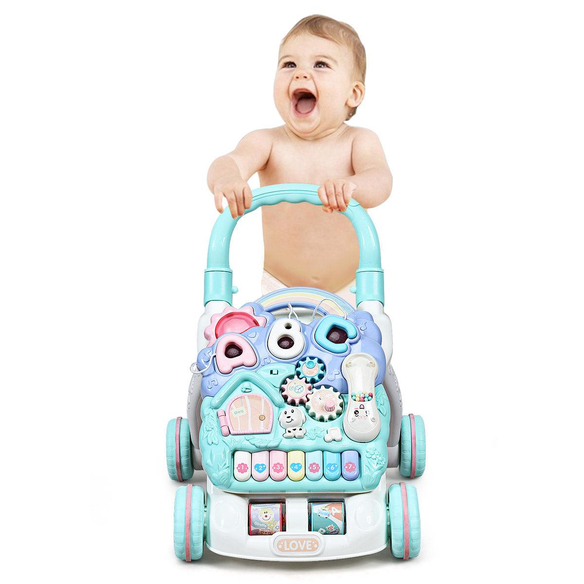 Happy Baby Sit-to-Stand Learning Walker Toddler Activity Center - Music w/ Lights (1U01)(X9)
