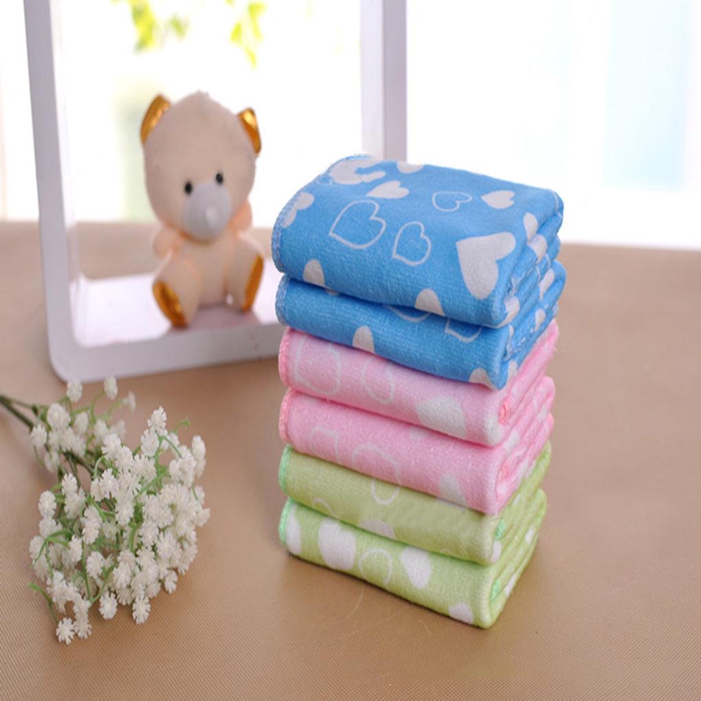 Washcloth Square Children Towel - Baby Superfine Fiber Gauze Towel Kid Bath Towels - Wash Cloth 25*50cm (2X1)