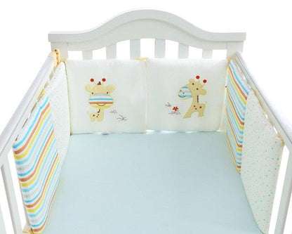 Comfortable Baby Bed Cartoon Bumpers - Bed Crib Cotton Infant Bumper 6pcs/Set Bedding set (3X1)