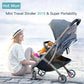 New Trend Convenience Stroller – Lightweight Umbrella Stroller with Oversized Canopy, Extra-Large Storage and Compact Fold (1U01)(X3)