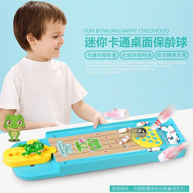 Cute Baby Mini Bowling Games - Funny Parent-Child Interactive Toys - Table Board Game Educational Toys (7X2)