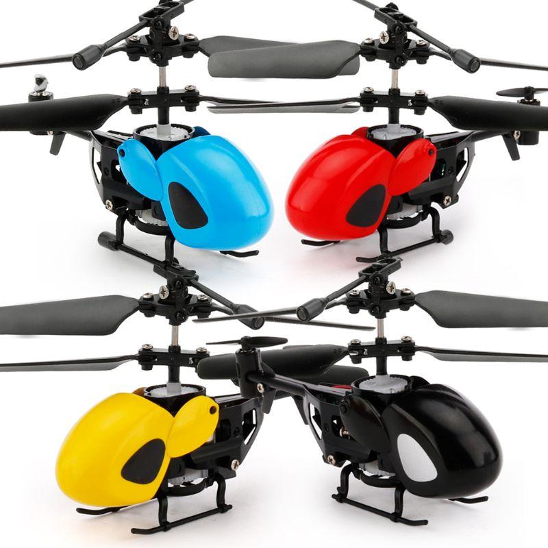 Radio Remote Control Aircraft Drone - QS5012 2CH Mini RC Quadcopter Helicopter Toys - Infrared Helicopter Toy (5X2)(F2)