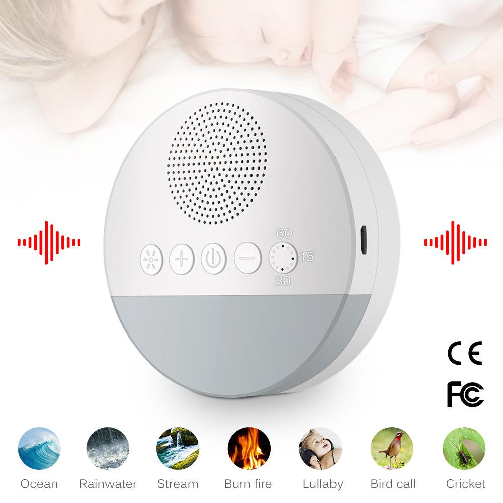 Baby Sleeping Relaxation - Adult Office Travel - White Noise Machine- USB Rechargeable Timed Shutdown Sleep Sound Machine (3X1)