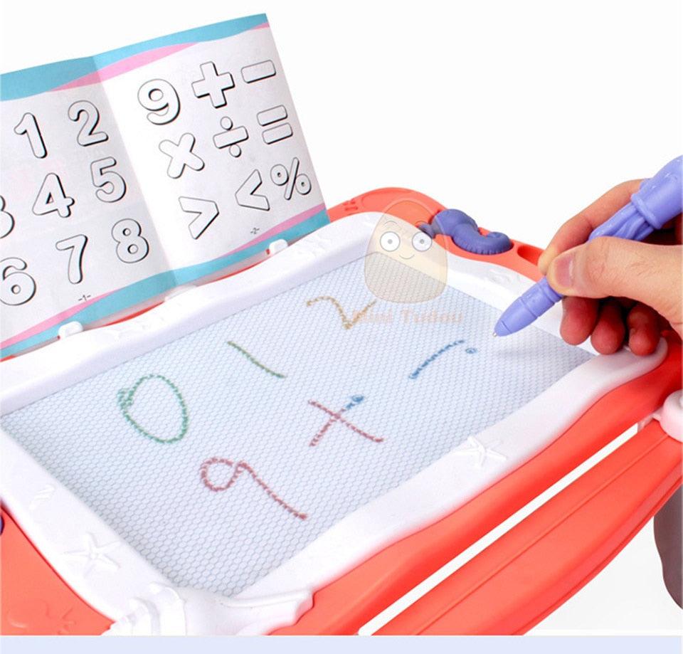 Kids Colorful Magnetic Drawing Board - Plastic Writing Painting Desk Early Educational Toys For Children Gifts (8X1)