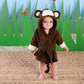 Princess Crown Children Bath Towel - Newborn Blankets Baby Girl Bathrobe Hooded (2X1)
