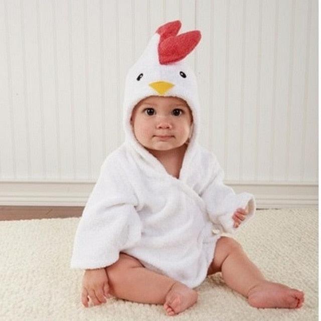 Princess Crown Children Bath Towel - Newborn Blankets Baby Girl Bathrobe Hooded (2X1)