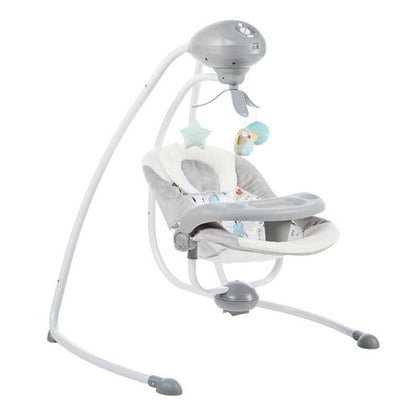 Electric Swing Baby Rocking Chair - Cartoon Cradle Comforting Baby Artifact Shake Bed - Mobile Phone Remote (X8)