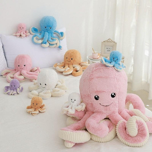 Cute 18/40/60CM Simulation Octopus Pendant Baby Plush - Lovely Cute Plush Stuffed Toy - Animal Home Accessories Gift (3X4)(F2)