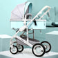 Gorgeous High Landscape Baby Stroller 3 in 1- Luxury Baby Stroller With Car Seat - Reversible Baby Carrier (X3)