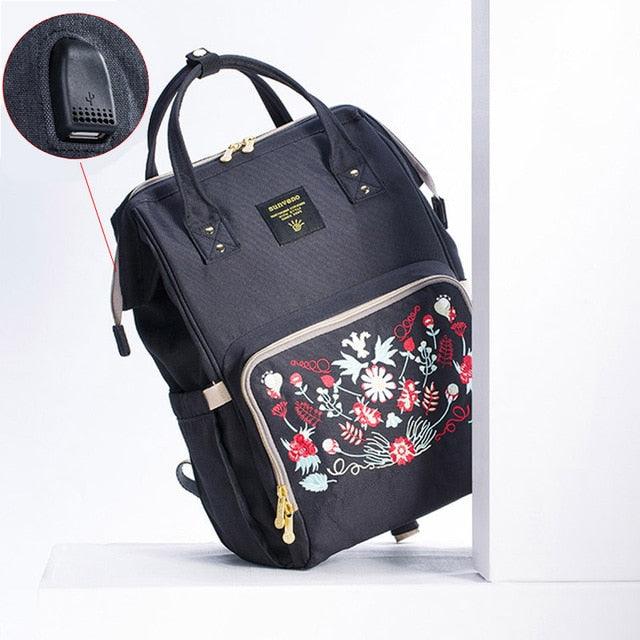 Large Capacity Diaper Bag Backpack, Waterproof Multi Function Baby Travel Bags (X2)