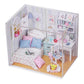 Gorgeous Doll Furniture House - Miniature 3D Wooden Dollhouse Toys - Children Birthday Gifts (D2)(4X2)(1X3)