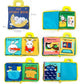 Great 3D Soft Cloth Baby Books - Animals & Vehicle Baby Toys - For Toddlers Intelligence Development Educational Toy Gifts (6X2)