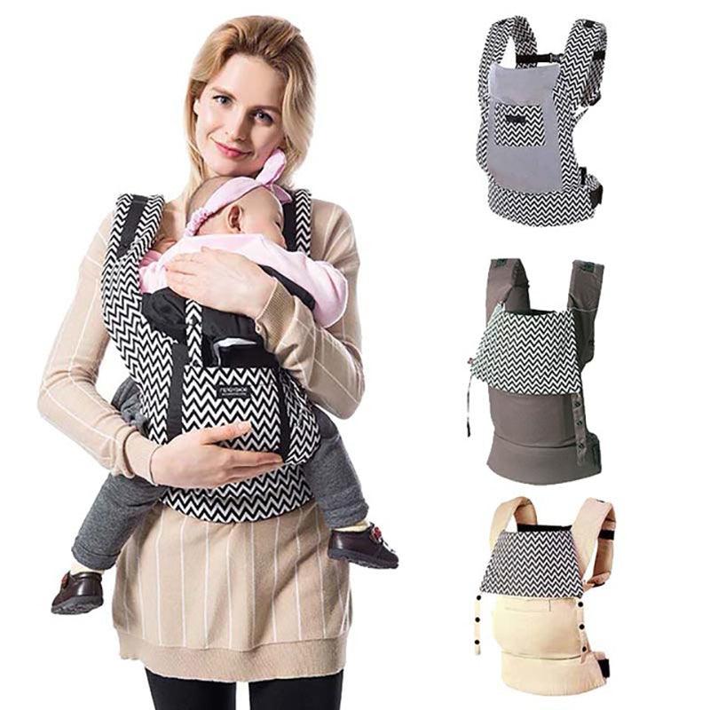 Baby Carrier, 4-in-1 Adjustable Infants Holder, Soft and Breathable, Ergonomically Designed Kids Wrap with Removable Bib, Toddler Carrier (X2)(Z4)
