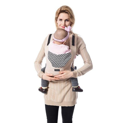 Baby Carrier, 4-in-1 Adjustable Infants Holder, Soft and Breathable, Ergonomically Designed Kids Wrap with Removable Bib, Toddler Carrier (X2)(Z4)