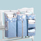 Portable Baby Bed Hanging Storage Bag - Toy Diapers Pocket Bedside Organizer (X1)(F1)