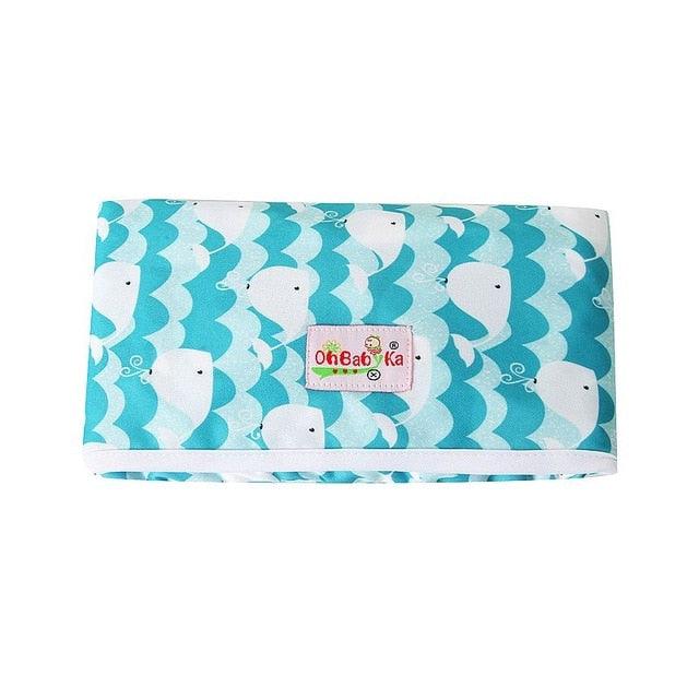 New 3 in 1 Newborns Foldable Waterproof Diaper Changing Pad Portable; Cover Mat Clean Hand Folding Diaper Bag (X1)(F1)