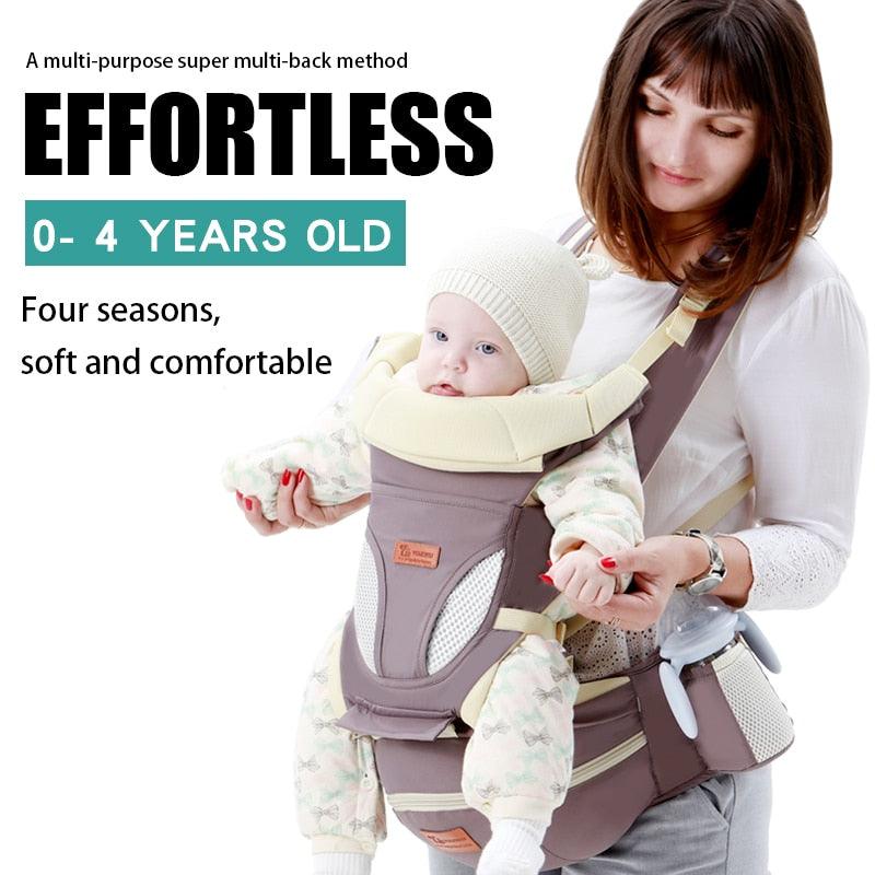 Baby Convertible Carrier, All Carry Position Newborn to Toddlers Ergonomic Carrier with Soft Breathable Air Mesh and All Adjustable Buckles (X2)