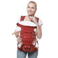 Baby Carrier, 4-in-1 Adjustable Infants Holder, Soft and Breathable, Ergonomically Designed Kids Wrap with Removable Bib, Toddler Carrier (D1)