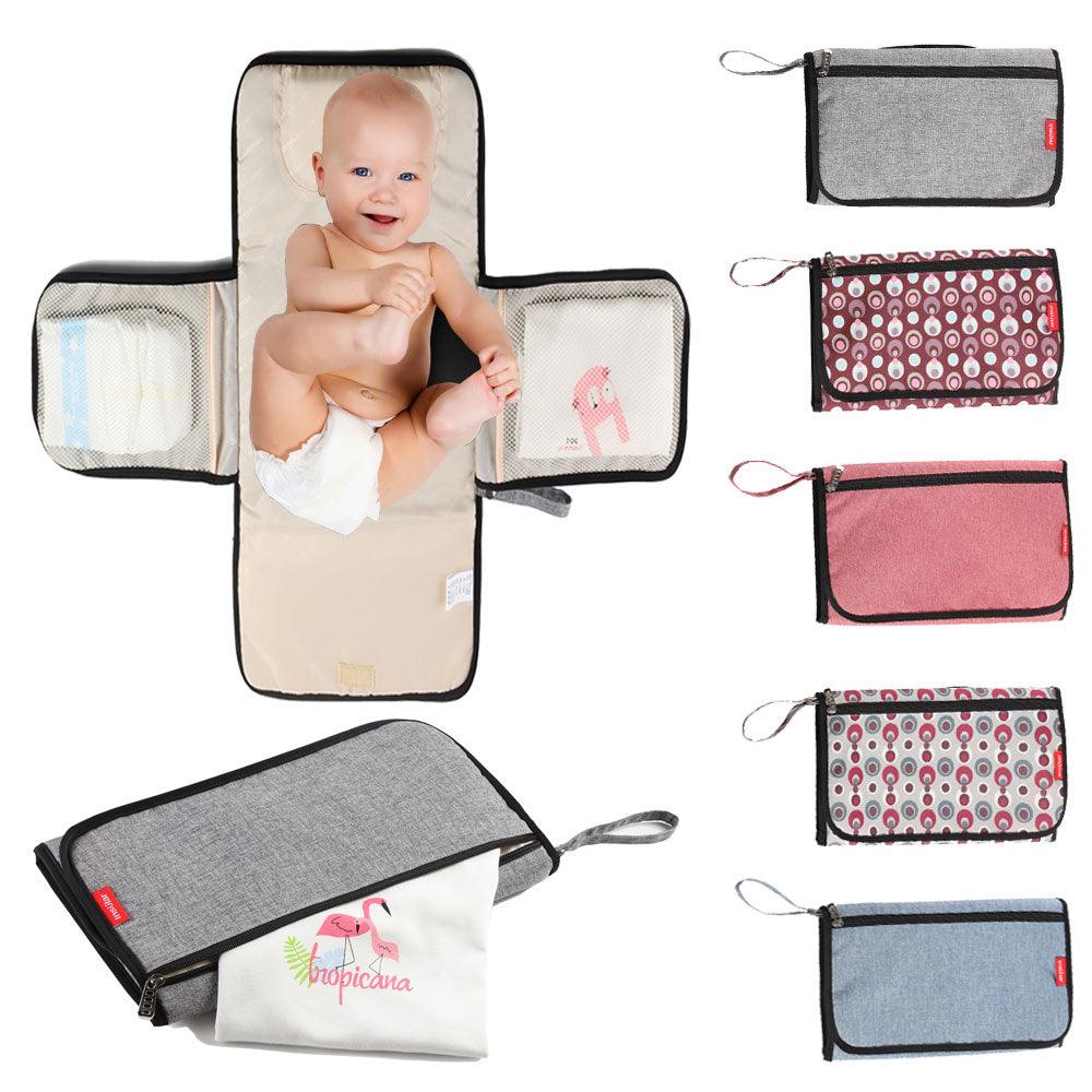 Amazing Waterproof Multi Function Portable Diaper Changing Bag Pad - Baby Mom Clean Hand Folding Mat - Infant Care (X1)