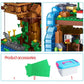 Amazing 1208PCS Building Blocks - City Village Warhorse City Tree House Waterfall Bricks - Educational Kids Toys (8X2)(F2)