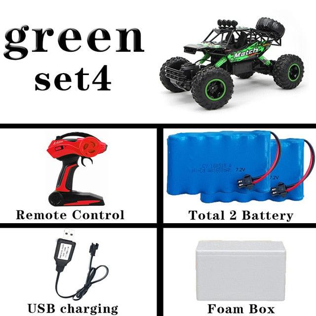 New 4WD RC Car Updated Version 2.4G Radio Remote Control Toys- Car Off-Road Trucks For Children (1X2)(3X2)(5X2)