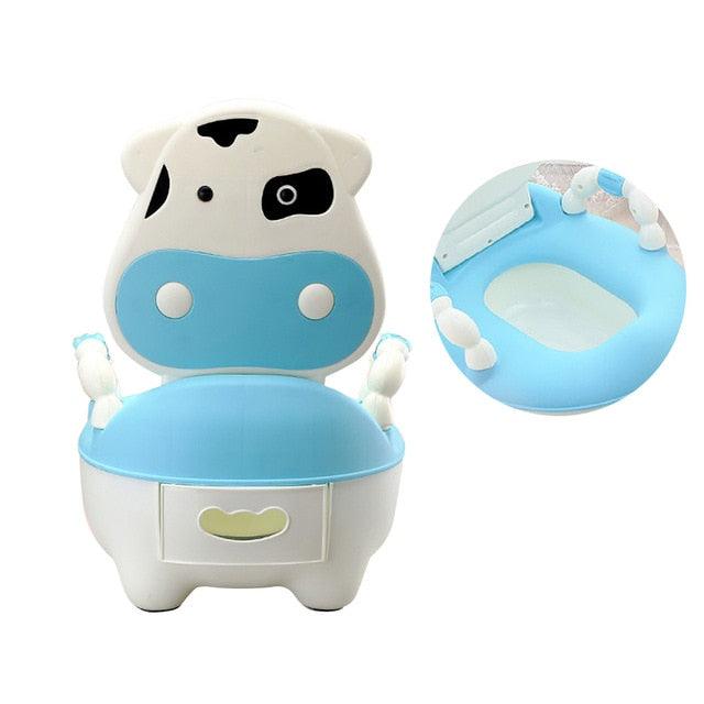 Children's Pot Soft Baby Potty - Plastic Road Pot Infant Potty Training - Cute Baby Toilet Safe Kids Potty Trainer (D1)(5X1)