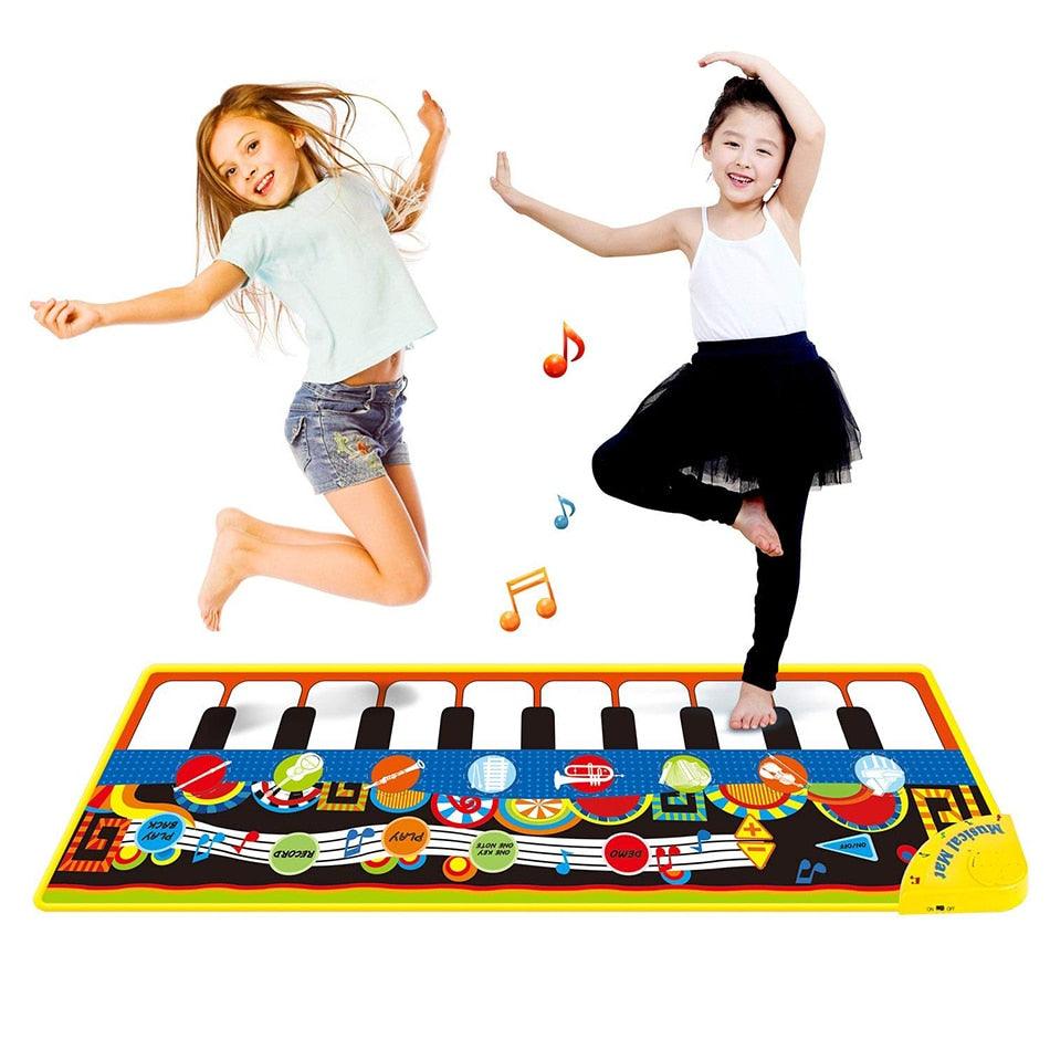 110x36cm Baby Play Musical Piano Mat - Instrument Mat Game Carpet - Music Toys For Kids Xmas Gift (2X2)(F2)