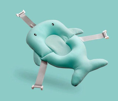 Baby Bath Seat Support Mat - Foldable Baby Bath Tub Pad & Chair - Newborn Bathtub Pillow Infant Anti-Slip Soft Comfort Body Cushion (D1)(4X1)