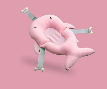 Baby Bath Seat Support Mat - Foldable Baby Bath Tub Pad & Chair - Newborn Bathtub Pillow Infant Anti-Slip Soft Comfort Body Cushion (D1)(4X1)