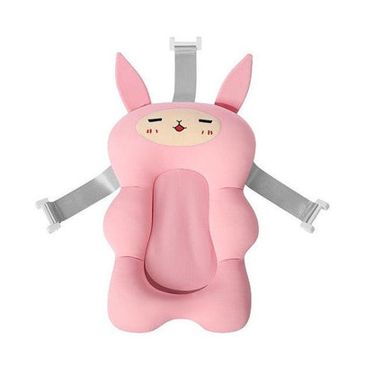 Baby Bath Seat Support Mat - Foldable Baby Bath Tub Pad & Chair - Newborn Bathtub Pillow Infant Anti-Slip Soft Comfort Body Cushion (D1)(4X1)