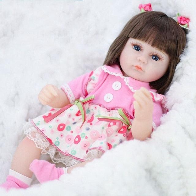 SONG 42CM - Baby Reborn Dolls - Girls Realistic Baby Doll - Birthday Gift (4X2)(F2)