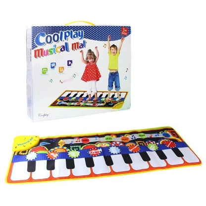 110x36cm Baby Play Musical Piano Mat - Instrument Mat Game Carpet - Music Toys For Kids Xmas Gift (2X2)(F2)