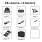 NEW Drone 4k HD - Wide Angle Camera - 1080P WiFi fpv Drone Dual Camera - Quadcopter Height- Drone Camera - Helicopter Toy (5X2)(RLT)