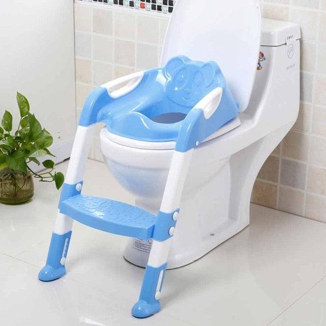 Amazing Adjustable Ladder Portable Urinal Potty Training Seats - Folding Baby Potty Infant Kids Toilet Training Seat (5X1)