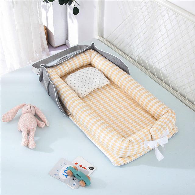 Great Baby Bassinet- Baby Lounger Leaves Portable Super Soft 100% Cotton and Breathable Newborn Lounger Perfect for Co-Sleeping (X5)(F1)