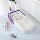 Great Baby Bassinet- Baby Lounger Leaves Portable Super Soft 100% Cotton and Breathable Newborn Lounger Perfect for Co-Sleeping (X5)(F1)