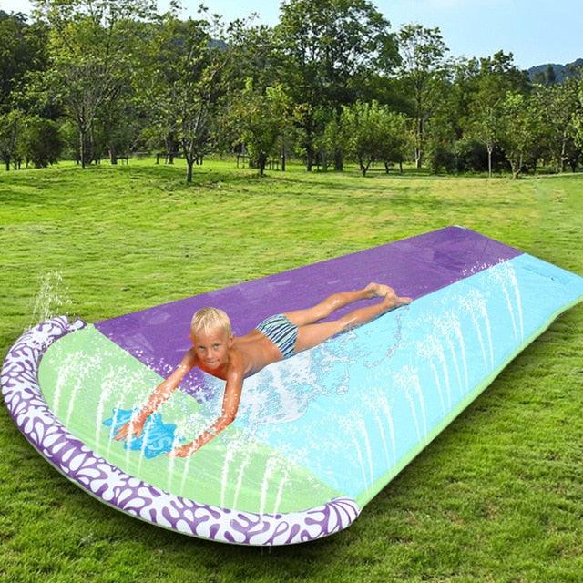 Memories Giant Splash Sprint Water Slide - Fun Lawn Water Slides Pools - Kids Summer Games Outdoor Toys (2X3)(F2)