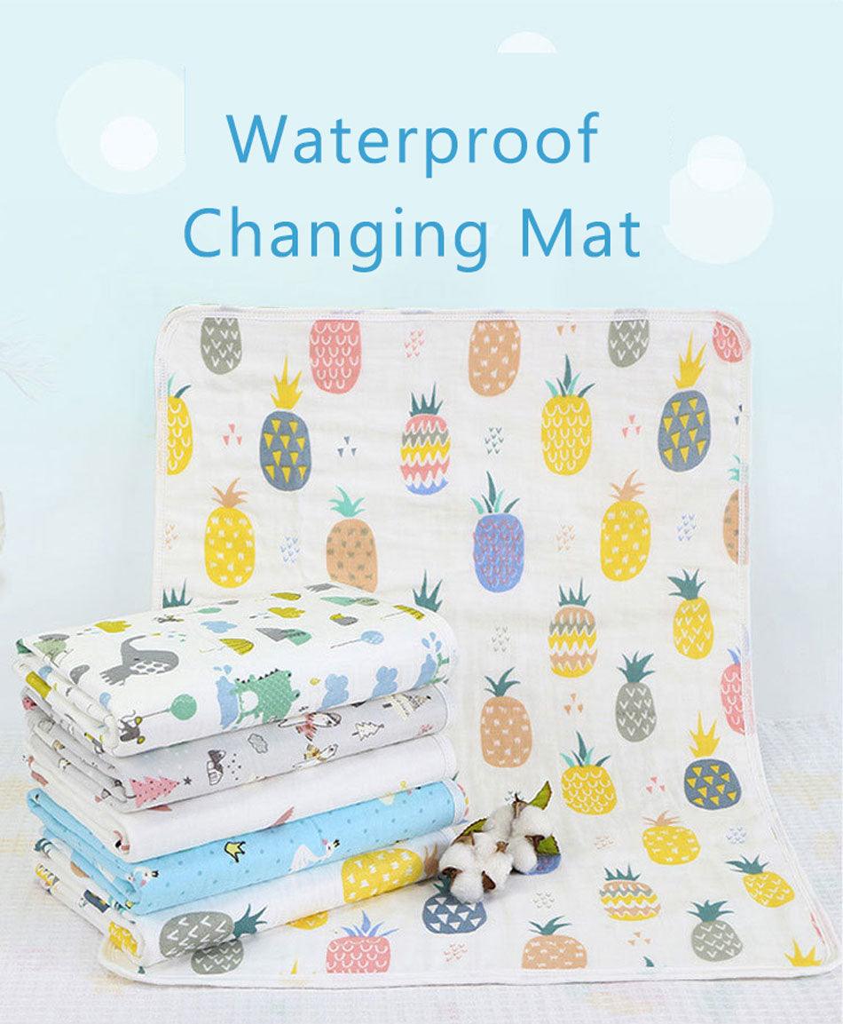 Great Baby Nappy Diaper Changing Pads - Washable Travel Nappy Mat - Waterproof and Breathable Play Mat (D1)(X7)