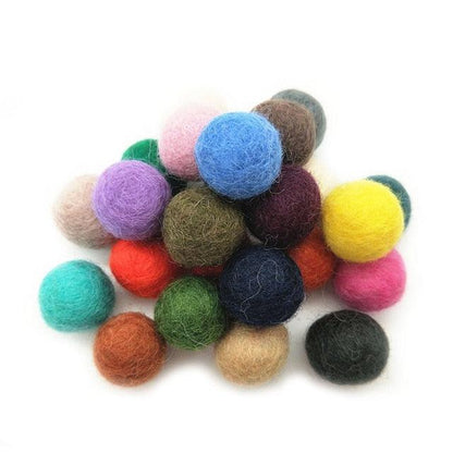 Fur Ball Arts Kids Toys Crafts DIY Apparel Sewing Fabric Supplies Wedding Home Decoration -20Pcs 20mm Pompoms Soft Poms (8X1)(F2)