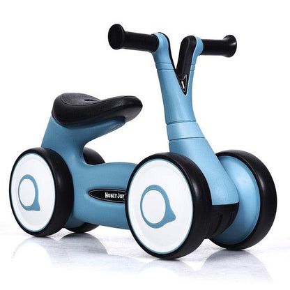 New Style Baby Balance Bike Bicycle Mini Kids Walker Toddler Toys Rides No-Pedal Blue (1U2)(9X1)