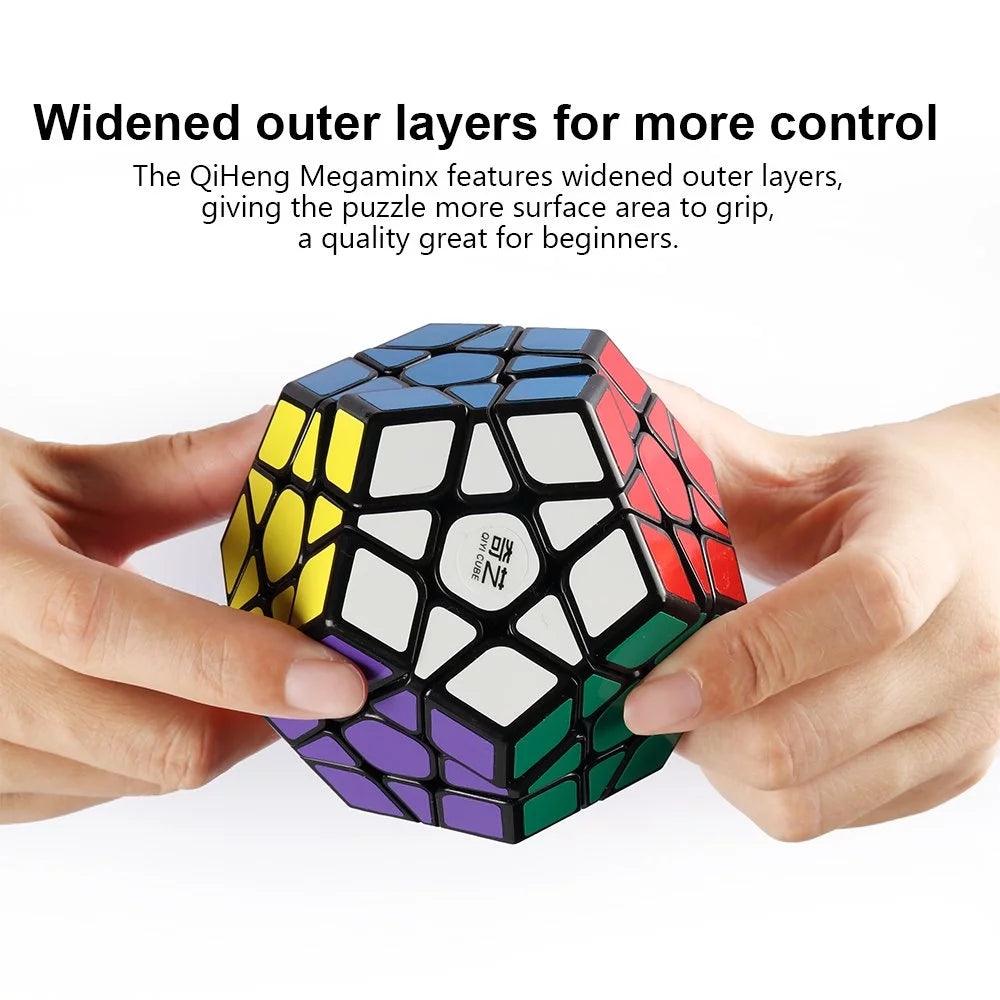 Trending Mega Magic Speed Cube - 12 Sides Puzzle Cubes - Educational Toys For Children (7X2)