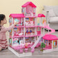 New Trending Baby Doll House - Girls Pretend Toy Play -Handmade Castle - Birthday Educational Gifts (4X2)(1X3)