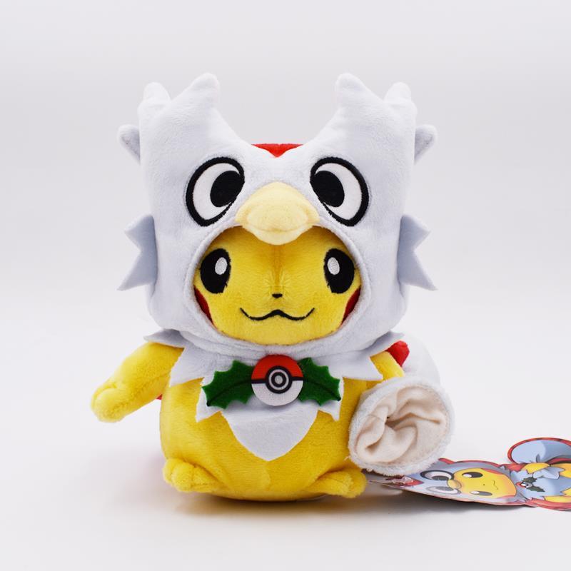 So Cute 1Pcs/lot 25cm Smile Pikachu Cosplay - Plush Stuffed Toys Doll With Tag (9X2)