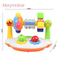 Cute Electric Educational Toys -Musical Rotating Fitness Frame Baby Toy - Sound & Flash Kids Toy (2X2)(F2)