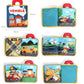 New Early Learning Baby Toys - For Children Animals, Vehicle, & Forest - Soft Cards Cloth Books For Toddlers Baby Toys (6X2)(F2)