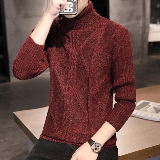 Hot Sale Autumn Sweater - High Neck Slim Sweater (TM6)(CC3)(F100)