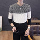 New Sweater men's Spring Personality Sweater - Round Neck Loose Warm Sweater (TM6)(T5G)(CC3)(F100)